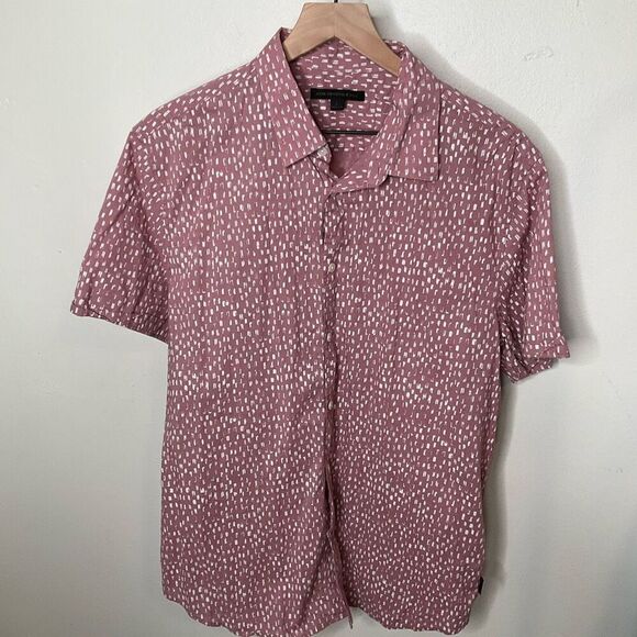 John Varvatos Star USA All Over Button Up Shirt - Picture 2 of 7